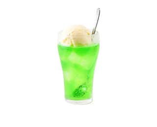 メロン&アイス(バニラ・いちご・抹茶)の画像