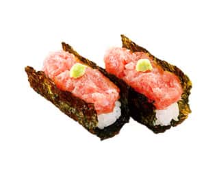 まぐろたたき海苔包みの画像