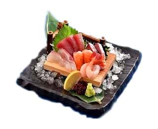 海の幸5点盛りの画像